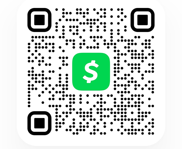 Cash App QR code, scan to pay